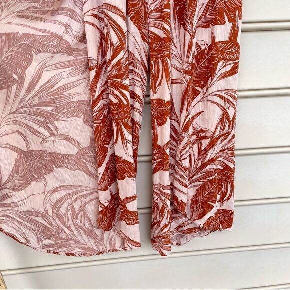 Bila Palazzo Combo Floral Bohemian Flowy Skirt Pant Medium - Picture 2 of 7